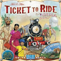 Ticket to Ride Map Coll 2 India/Switzerl Map Collection 2 Utvidelse